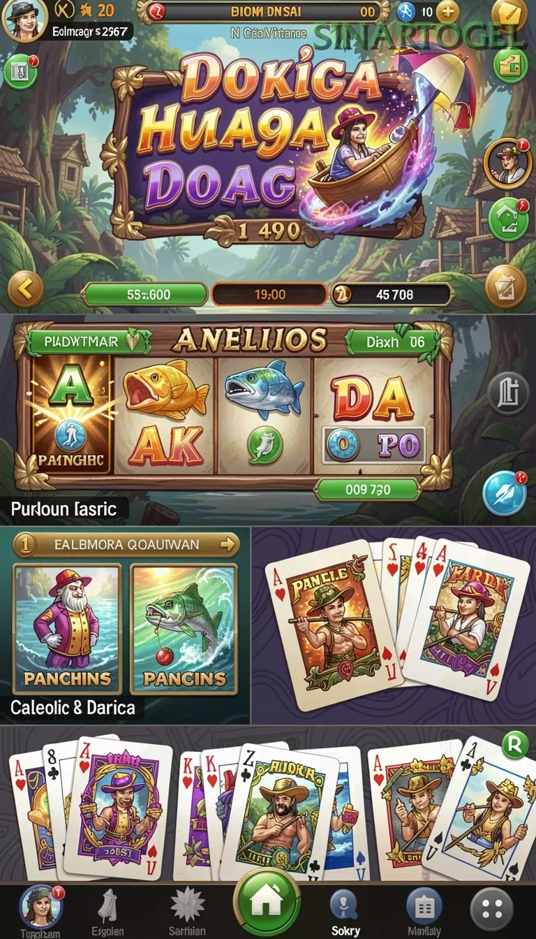 Cuplikan layar 9ZK — menu navigasi